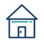 House with Door Icon